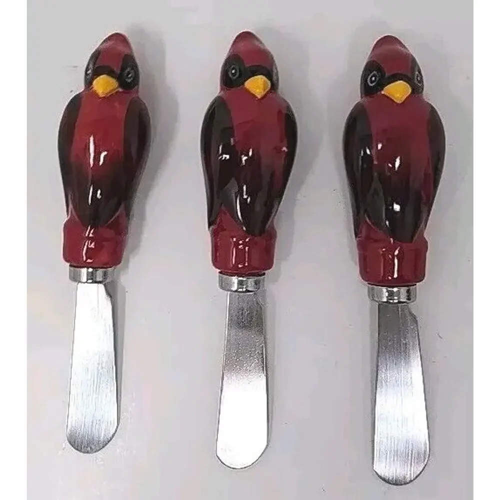 Temp-Tations Figural Cardinal Spreaders w/ Gift‎ Box U266